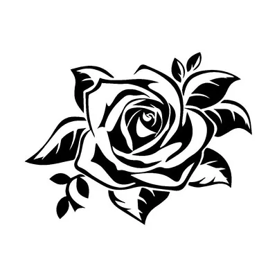 2 Rose Flower-Funny-Stickers-Decals-for-Car-Van-Bumper-Wall-Mirror JDM140x106mm • £2.99