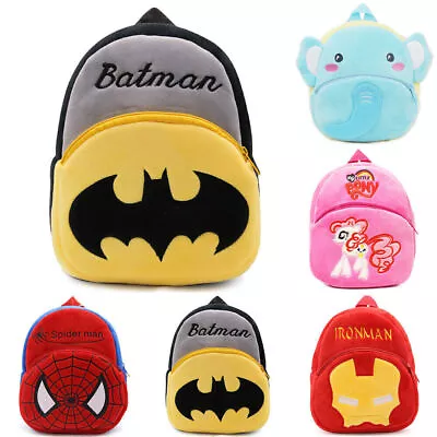 Baby Toddler Plush Backpack Rucksack Kindergarten Nursery School Lunch Bag↑ • £7.39