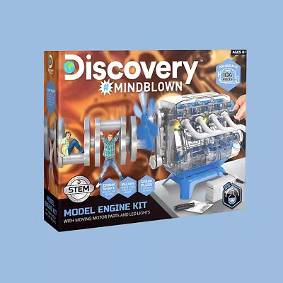 Discovery #MINDBLOWN Model Engine Building Kit DIY 4-Cylinder Combustion  • $30