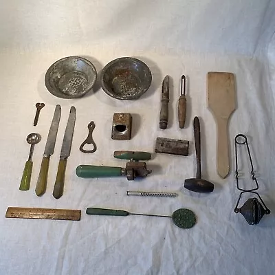 Junk Drawer Lot Vintage Kitchen Items • $18