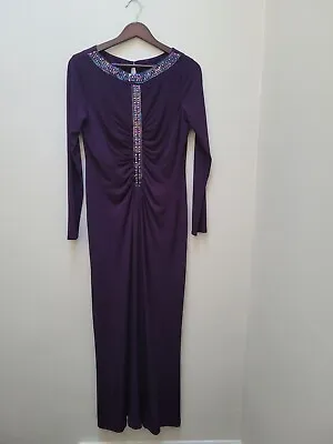 Marks And Spencer Long Party Dress Size Uk12 • £24.95