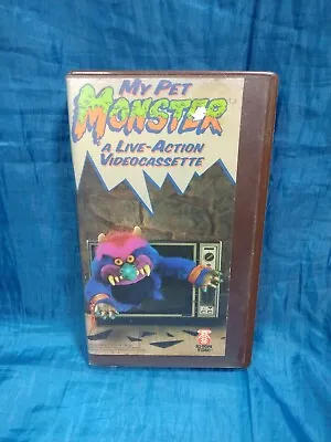 My Pet Monster A Live-Action Videocassette VHS Tape 1986 Hi-Tops Video Rare Kids • $65