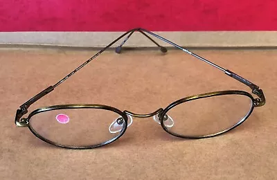 New Vintage Eyeglasses Tortoise Rim Gunmetal Frame Thin Temples • $29.99