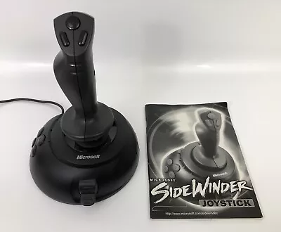 Microsoft SIDEWINDER JOYSTICK X05-92626 Computer PC USB Flightstick Controller • $14.99