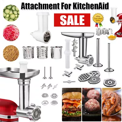 Meat Grinder & Slicer Shredder Vegetable Attachment For KitchenAid Stand Mixer • $65.99