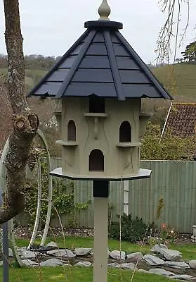 Beautifull Dovecote Dovecotes Dove Cote Bird House Garden Feature In Olive Green • £600