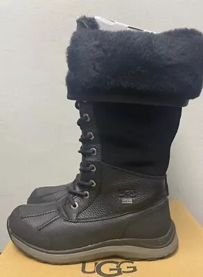 [1095142-BBLC] UGG Women's Adirondack Boot Tall III Black Boots MSRP $325 *NEW* • $199.99