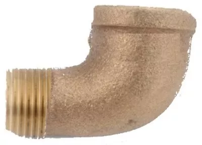 90 Degrees Red Brass Threaded Street Elbow • $41.06