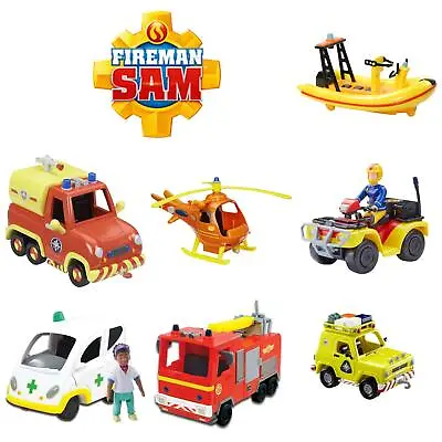 £14.99 • Buy Fireman Sam Push Vehicle Toy Toys Kids Childrens Push Along Vehicles Character
