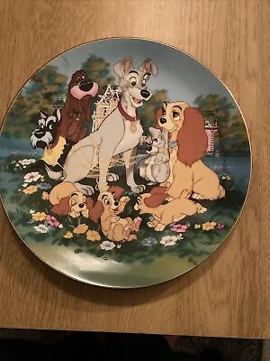 Kenleys Disney Plates Lady And The Tramp • £15