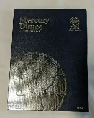 Mercury Dimes 10c Album Coin Folder Whitman Silver Collection 1916-1945 NEW 9014 • $7.82