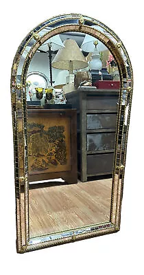 Vintage Hollywood Regency Venetian Style Wall Mirror Made In Spain 23” X 43” • $800