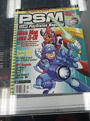 PSM PlayStation Magazine 3 November Nov 1997 W/ LID STICKER Mega Man Cover • $49.99