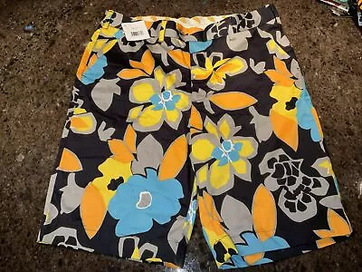 NEW - Rare- Loudmouth Golf Shorts Men's 36 Black “Tiger Lily”  $99 Retail NWT • $109.64