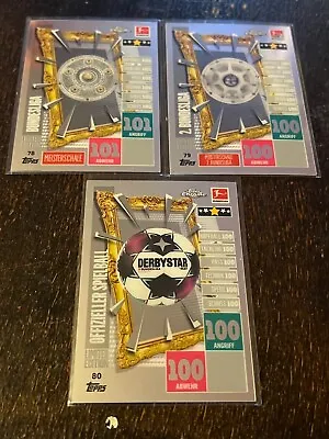 3 Topps Chrome Match Attax Bundesliga 2020/21 - Limited Edition Trophy Cards • £2.49