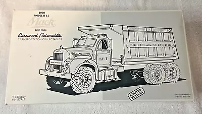 1st Gear 1960 Mack Model B-61 Dump Truck Big Red Trucking (BRT) 19-2050 • $49.99