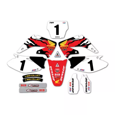 Honda Factory Team  Graphics Cr125 Cr250 2002- 2007 Sx Mx 1 8000 Collect Decals • $145.85