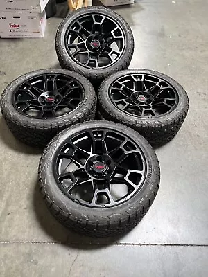 22  Satin Black TRD Wheels W/Tires Fits Toyota Tacoma 4Runner FJ Cruiser 6x5.5 • $2099