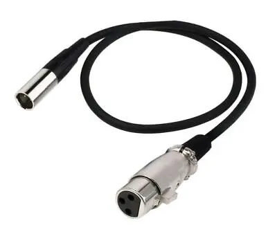 Mini XLR Male To XLR Female Microphone Patch Cable For BMPCC 4k Pocket Camera  • £9.95