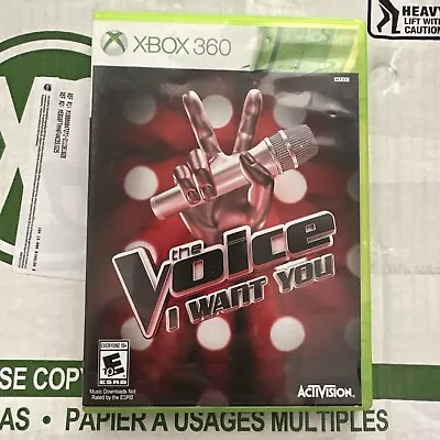 The Voice : I Want You (Xbox 360 2014)  Disk & Case Tested & Working • $2.99