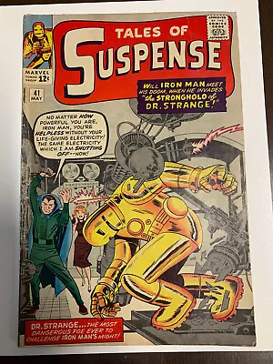 Tales Of Suspense #41  3rd App. Iron Man   Marvel 1963  Kirby Lee Heck • $255