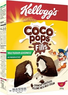 Kellogg's COCO POPS FILLS VANILLA KELLOGG's 350g Free Shipping World Wide • $60.49