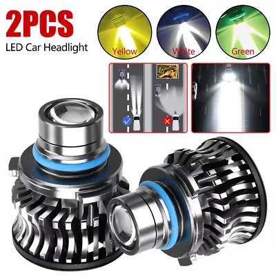 LED Projector Lens Fog Light Lamp Headlight Bulbs Car H11 H7 9005 9006 9012 • $19.99