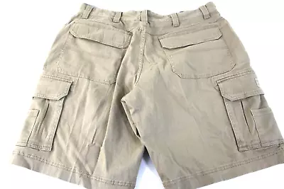 RedHead Men's 38W X 10L Tan Cargo Jean Shorts   #C976 • $7.95