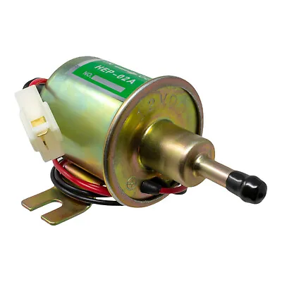 $12.99 • Buy HEP-02A Universal Electric Fuel Pump 4-7 PSI 12V Inline Low Pressure Gas Diesel