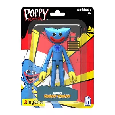 Poppy Playtime - Smiling Huggy Wuggy Action Figure (5  Posable Figure Series 1) • £21.36