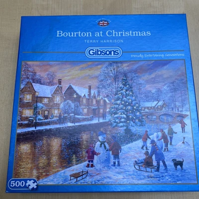 £1.99 • Buy Gibsons: Bourton At Christmas By Terry Harrison 500 Piece Jigsaw (G3088)