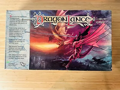 Tsr Dragonlance Saga Board Game 1039 - Complete 1989 D&d Ad&d Gygax Rpg • $2.99