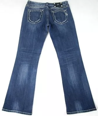 Miss Me 30 X 31 JW5161B2R Crystal Boot Cut Jeans Dark Wash • $26.99