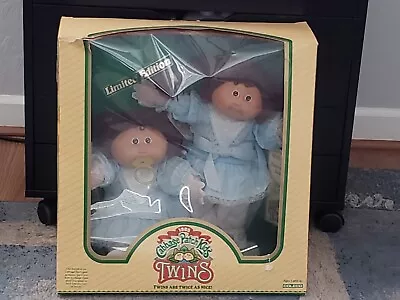 New In Box 1985 Coleco Cabbage Patch Kids Twins Ethelen Lisette & Jayme Cornelie • $42