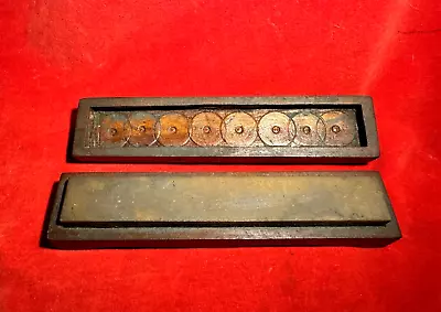 Great Antique Sharpening Stone Complete With Lid - Knife Blade Razor Sharpener • $2.80