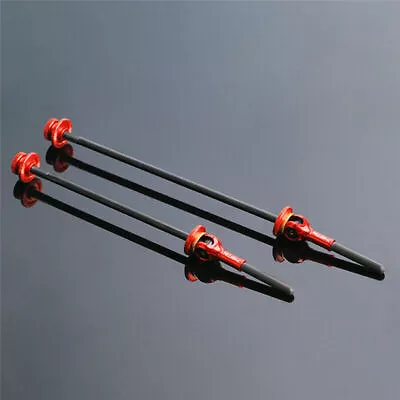 SwishTi Road Mountain E-Bike Bicycle Titanium-axle Skewers W/Carbon Levers Red • $19.95