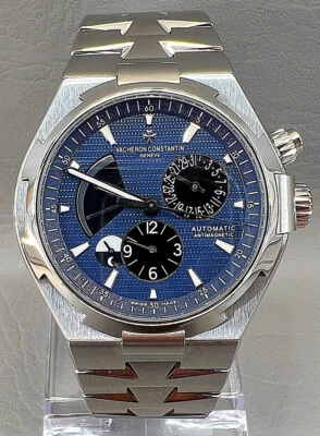 $27500 • Buy Vacheron Constantin Overseas Dual Time 47450 Rare Blue 42mm 