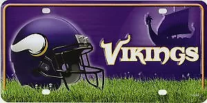 Minnesota Vikings Metal License Plate • $14.71