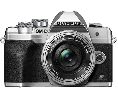 Olympus OM-D E-M10 MK4 Silver 14-42mm EZ Kit • $1153.95