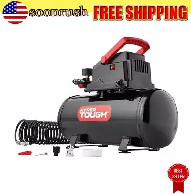 3 Gallon Oil-free Portable Air Compressor 100PSI W/ Hose Inflation Accessory Kit • $105