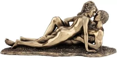 Entwined Bronze Couple Figurine 28cm • £49.95