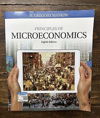 Principles Of Microeconomics 8th Ed. By N. Gregory Mankiw PAPERBACK Great Cond • $12.99