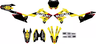 Fits Suzuki RMZ 250 2019 To 2024 RMZ450 2018 To 2024 Graphic Kit Decals Stickers • $128.24