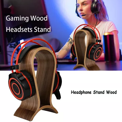 Headset Stand For Desk Walnut Gaming Headphone Holder Compatible For Sennheiser  • $45.99