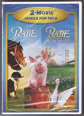 Babe 1 & 2 DVD Movie Pig Kids Family Film Fun Pack Factory Sealed • $9.95