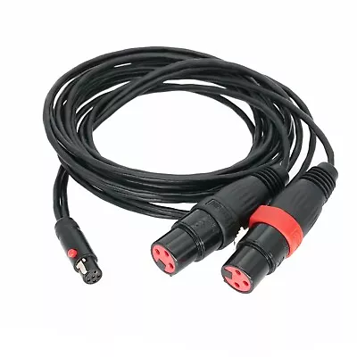 Mini-XLR 5Pin TA5F To 2-channel XLR Jack 3P L2B2AT 1~10FT Cable For Presonus HP2 • $13.15