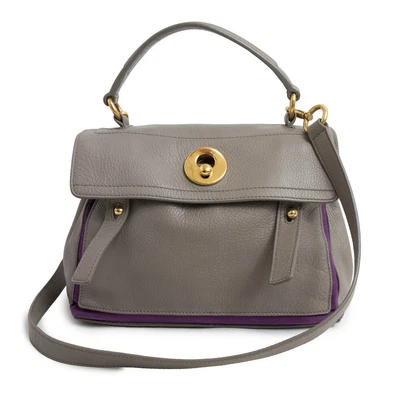 $540 • Buy YVES SAINT LAURENT Muse Two Handbag Calfskin & Canvas, 283761 BEF2G 1306