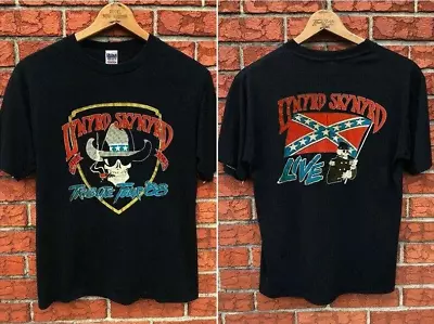 Lynyrd Skynyrd Vtg 1988 Tribute Tour T-Shirt Cotton Double Sides For Fans • $20.99