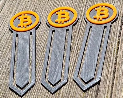 Bitcoin Bookmark / Lesezeichen (3er & 10er Pack) BTC / HODL / Stack Sats • £17.40