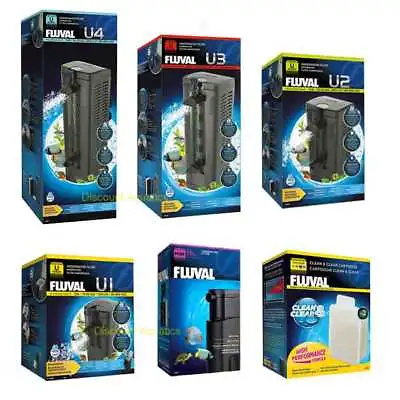 £20.95 • Buy Fluval Filter Mini U1 U2 U3 U4 Internal Underwater Aquarium Fish Tank Filtration